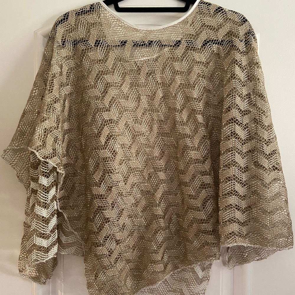 Beautiful net poncho